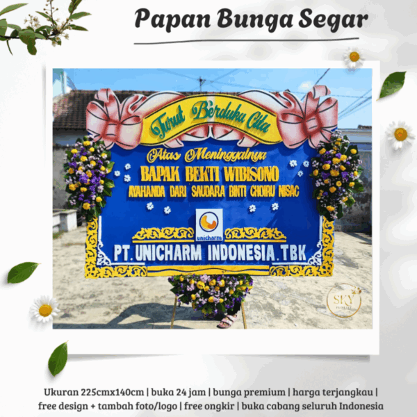 Bunga Papan Duka Cita Styrofoam