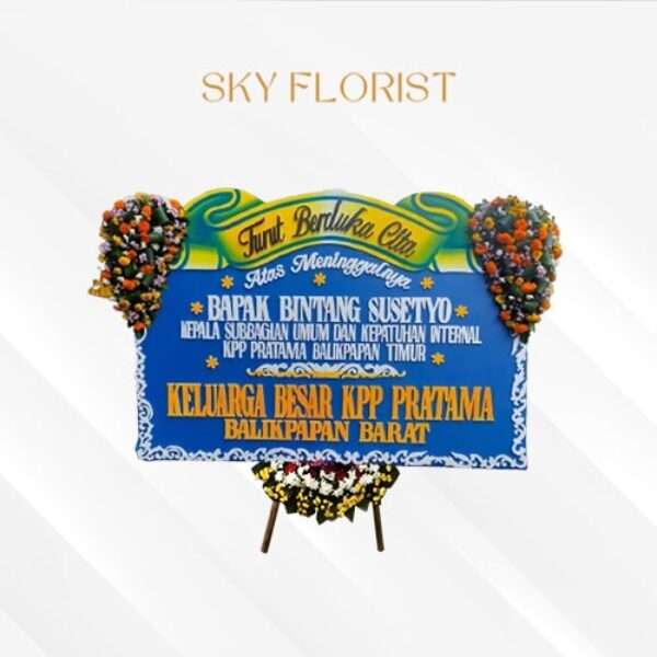 Bunga Papan Duka Cita Styrofoam