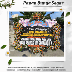 Bunga Papan Duka Cita Styrofoam