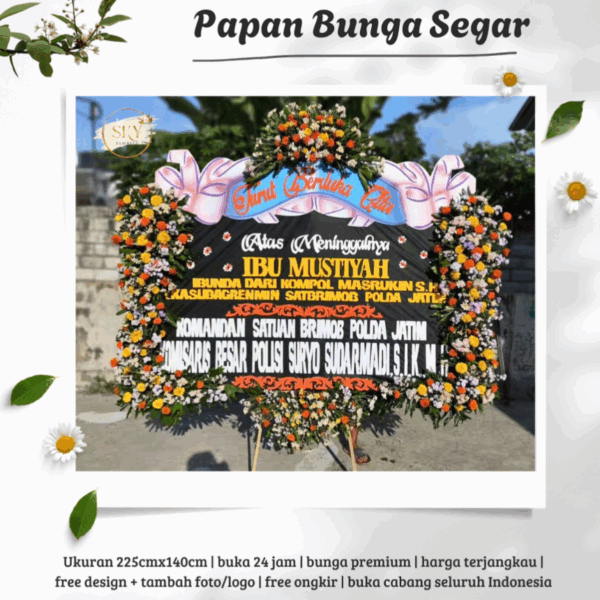 Bunga Papan Duka Cita Styrofoam